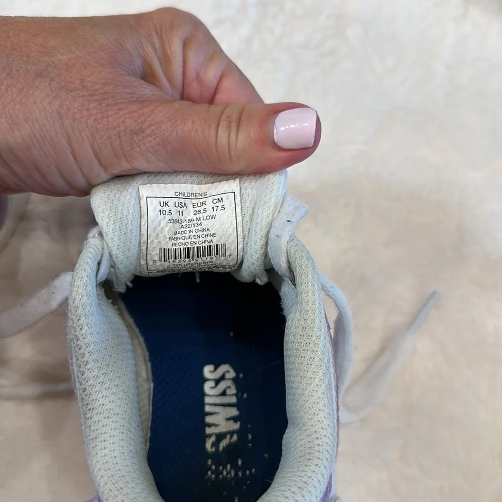 K-Swiss Classic VN Children's Sneaker size 11